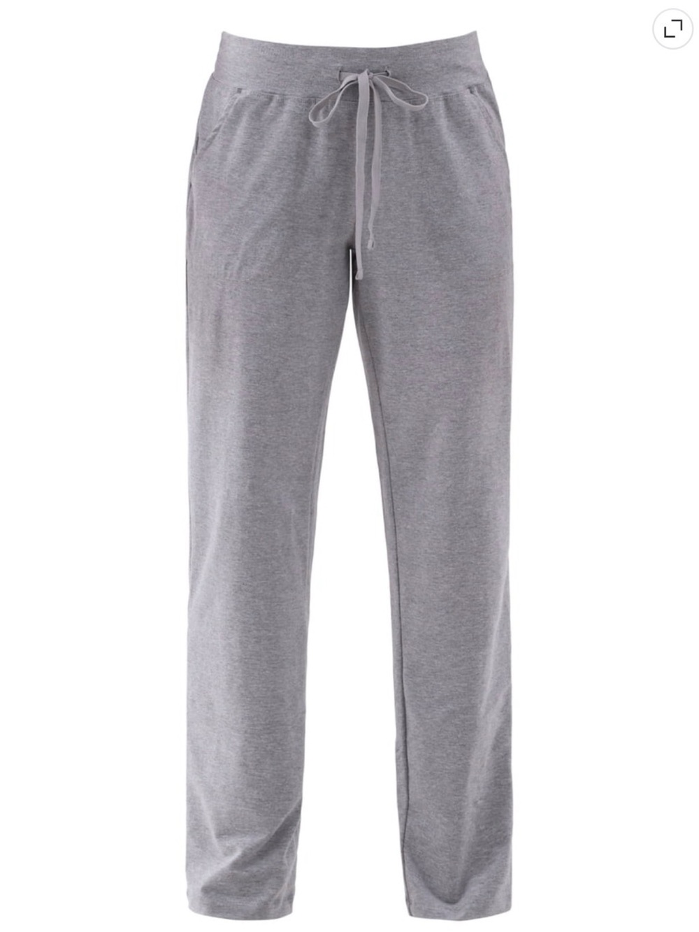 Women's Athletic Works Grey Drawstring Lounge Pants Large Petite